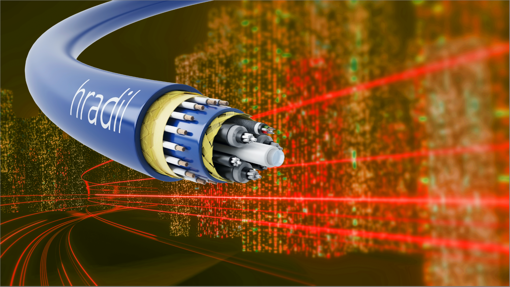 High-Speed und trommelbar - LWL-Hybridkabel von HRADIL Spezialkabel