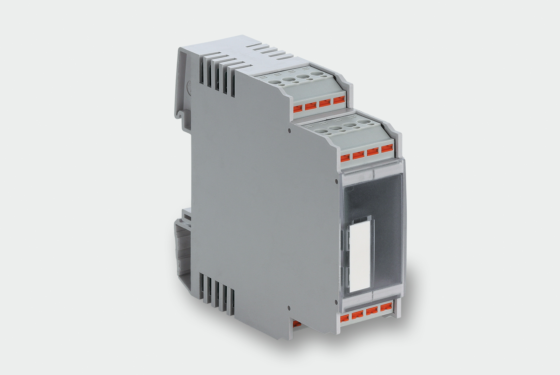 Four-changeover relay module from LÜTZE TRANSPORTATION, only 22.5 mm wide